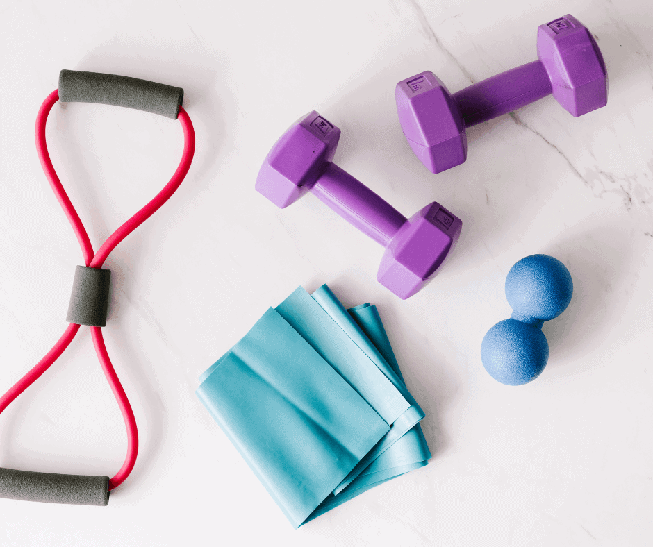create a home workout space equipment